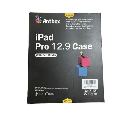 NEW Antbox iPad Pro 12.9 case with pen holder 2020, 2021, 2022 - Picture 2 of 2